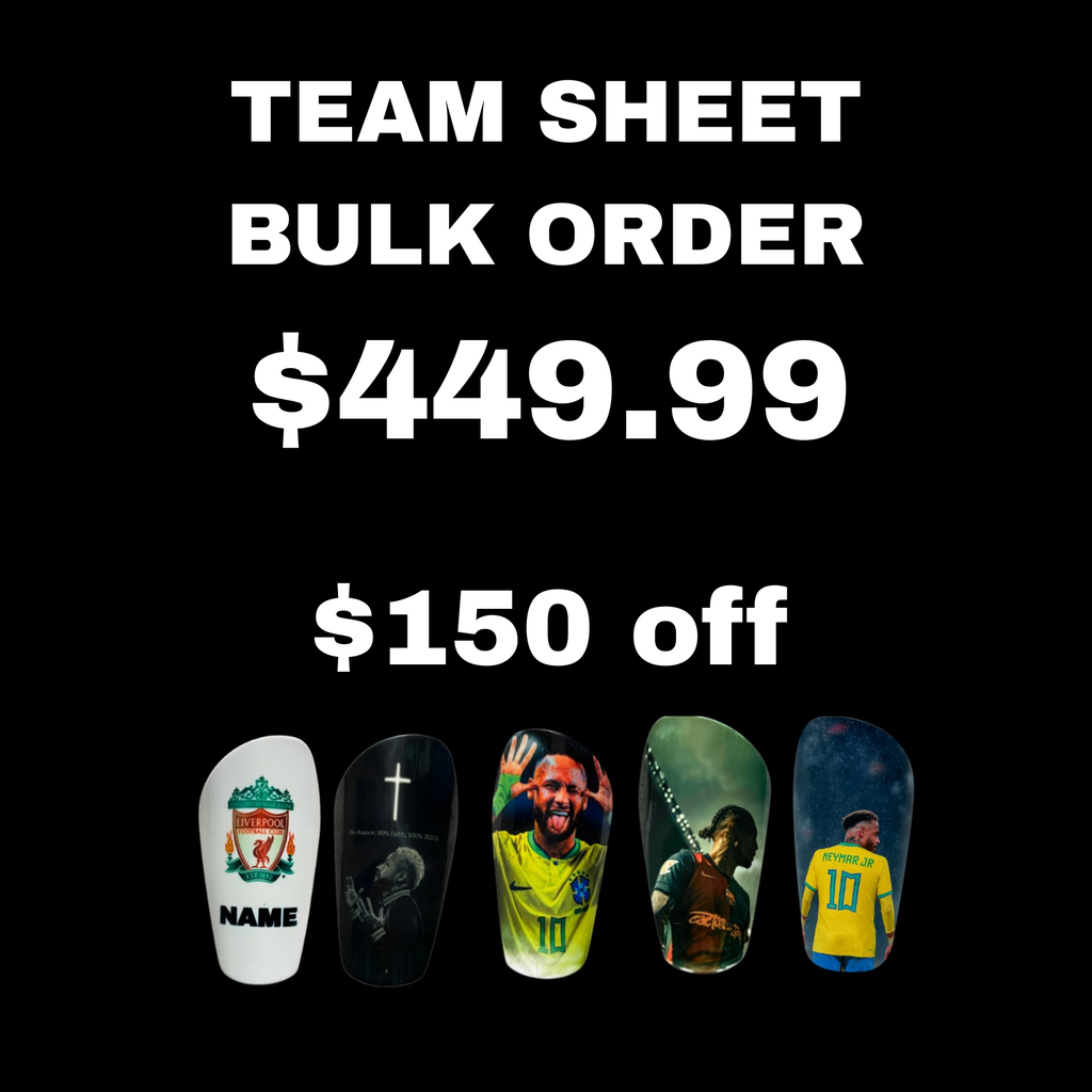15x Custom Shinz - Team Sheet Order